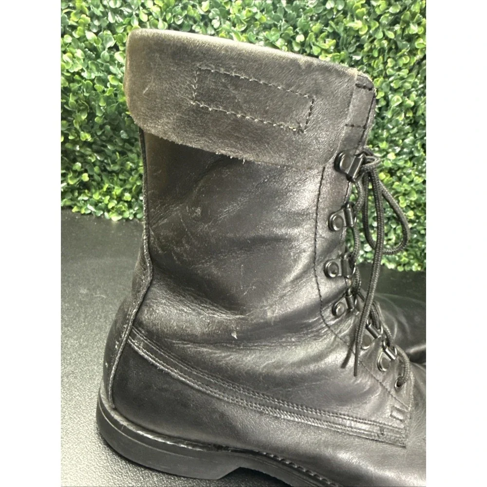 vintage Cove Shoe Company black leather military/combat boots Men's Size 12 D